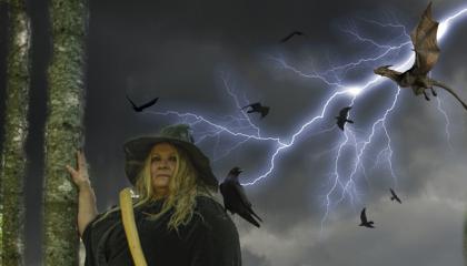 Witch in the forest